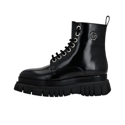 PHILIPP PLEIN Mid Flax Hexagon 55mm Boots