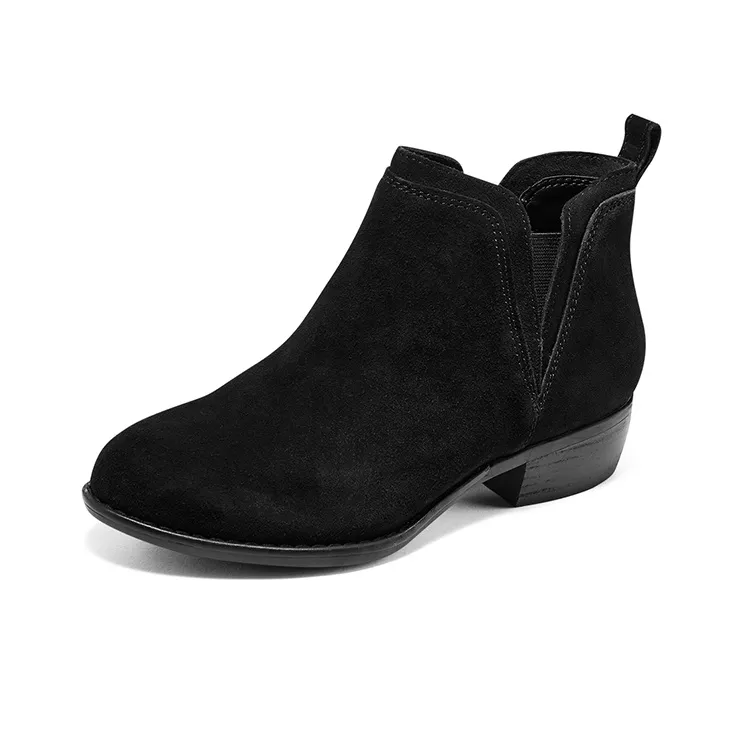 Skechers TEXAS Short Chelsea Boots Women's Black-2