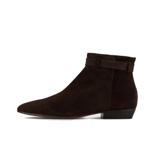 EMPORIO ARMANI Ankle Boots Women's Black/Brown