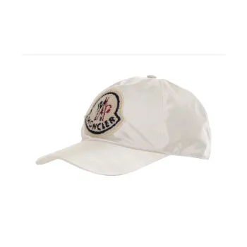 Moncler Nylon Baseball Caps Women's White