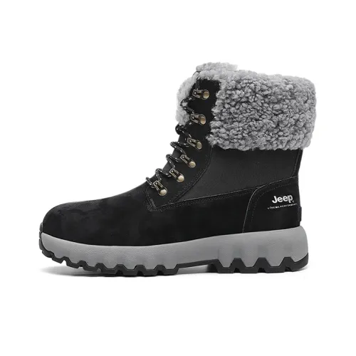 Jeep Snow Boots Unisex Black