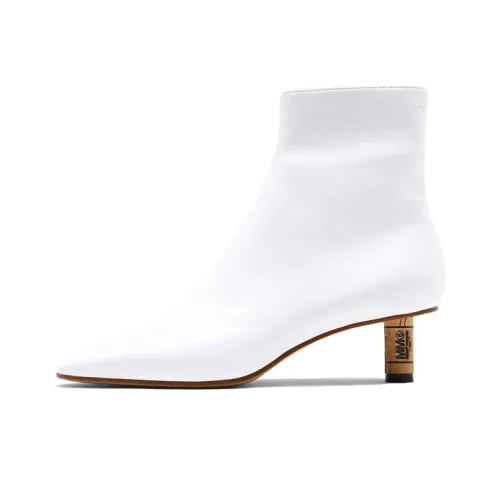 Maison Margiela Replica Ankle Boots Women's Mid-Top White