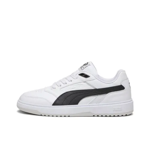 PUMA Doublecourt Skateboard Shoes Unisex Low-Top White/Black