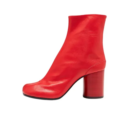 Maison Margiela Tabi Ankle Boots Women's Red