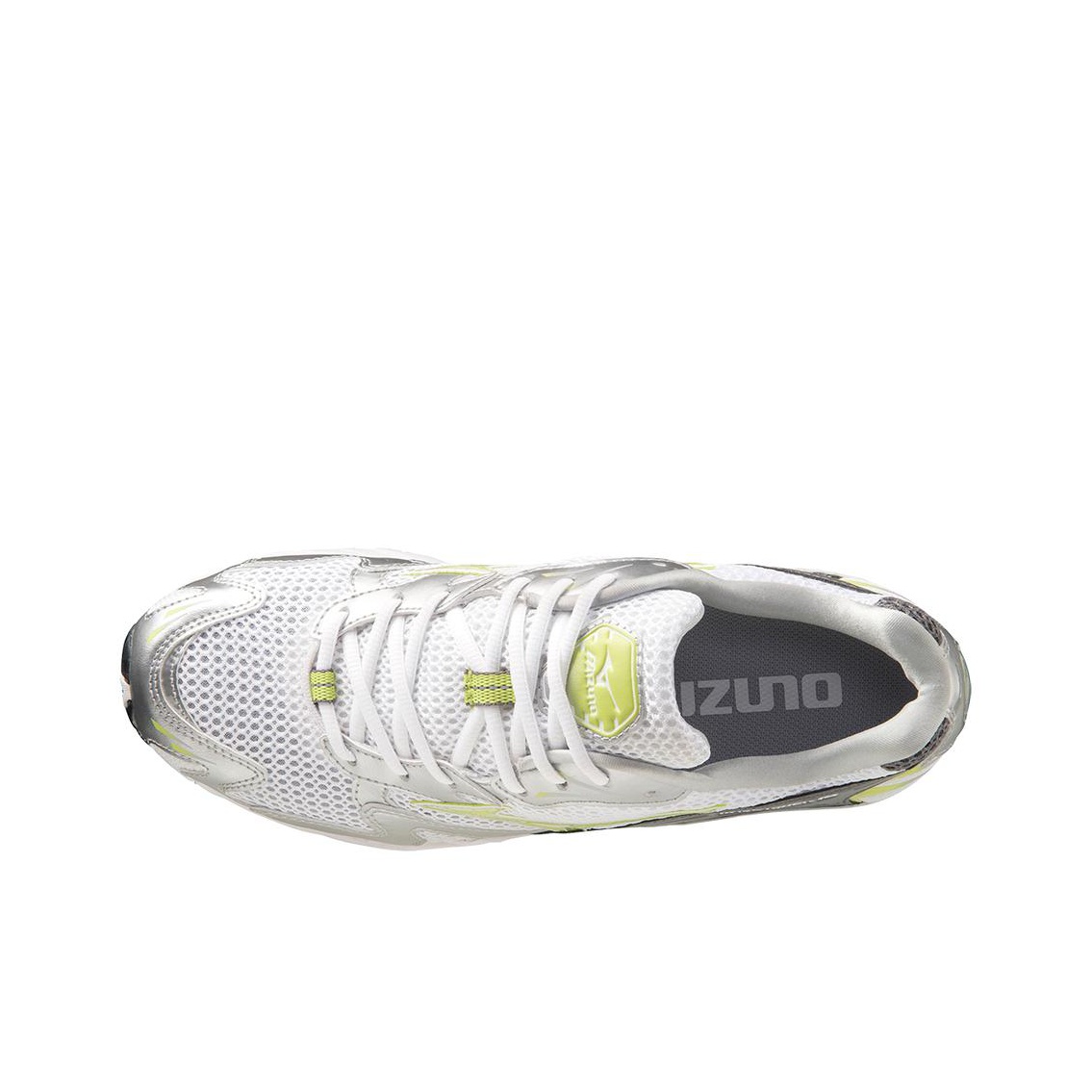 シューズ・サンダルその他 MIZUNO Public Wave Rider 10 White Sunny Lime Silver D1GA2104 Mizuno Wave Rider 10 'White Sunny Lime' D1GA210411