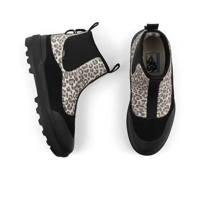 Vans Cheetah Colfax Boot Shoes 'Black Beige' Women's-3