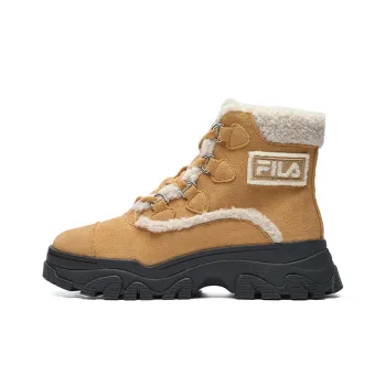 FILA Warm Snow Boots 'Brown White' Women's
