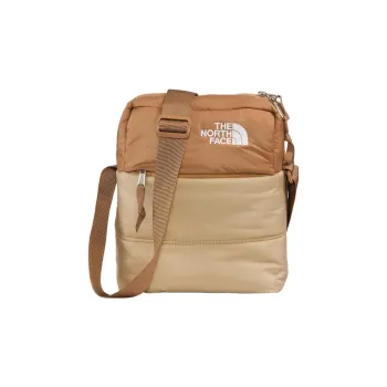 THE NORTH FACE Nuptse Nylon Shoulder Bag, Crossbody Bag Regular Unisex Khaki