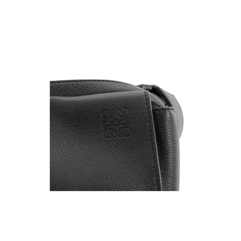 LOEWE Military Messenger Bag In Soft Grained Calfskin Xs Black-7