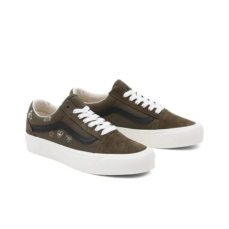 Vans Old Skool VR3 Theory Shoes 'Pesto Burnt Olive'-2