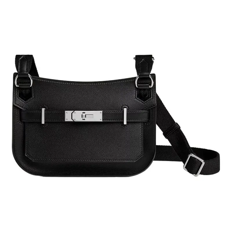 HERMES Jypsiere Evergrain Calfskin Crossbody Bag, Shoulder Bag Women's-0