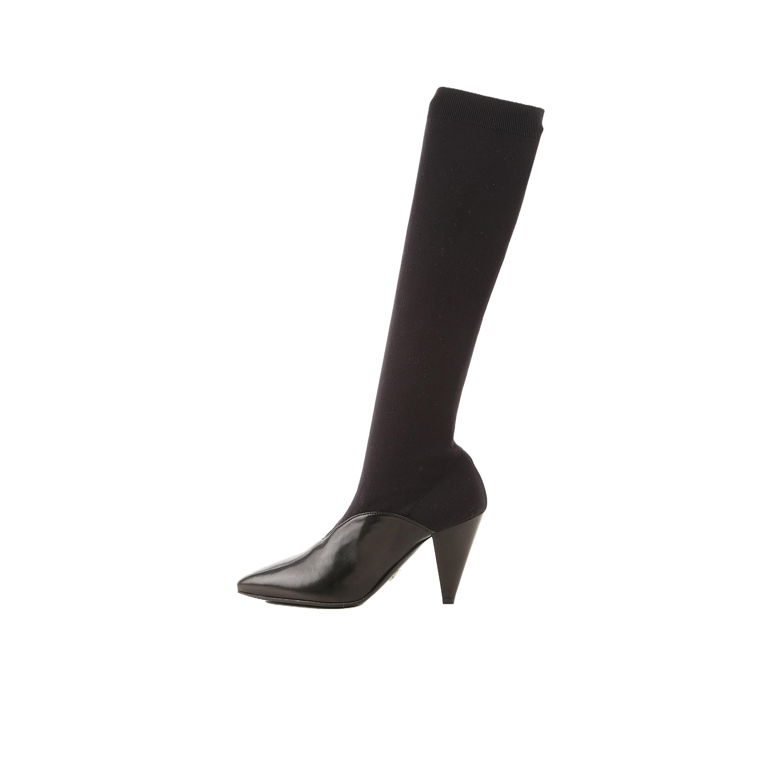 Prada thigh high boots online