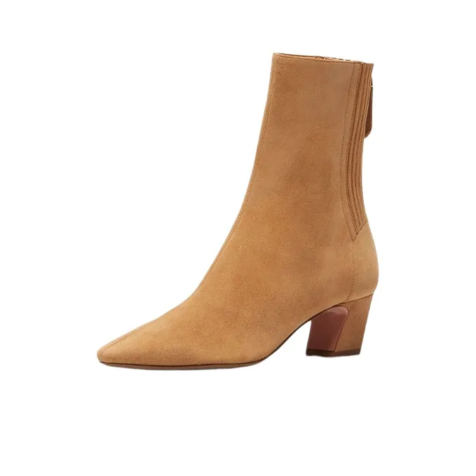 AQUAZZURA Tres St Honore Ankle Boots Women's Umber-2