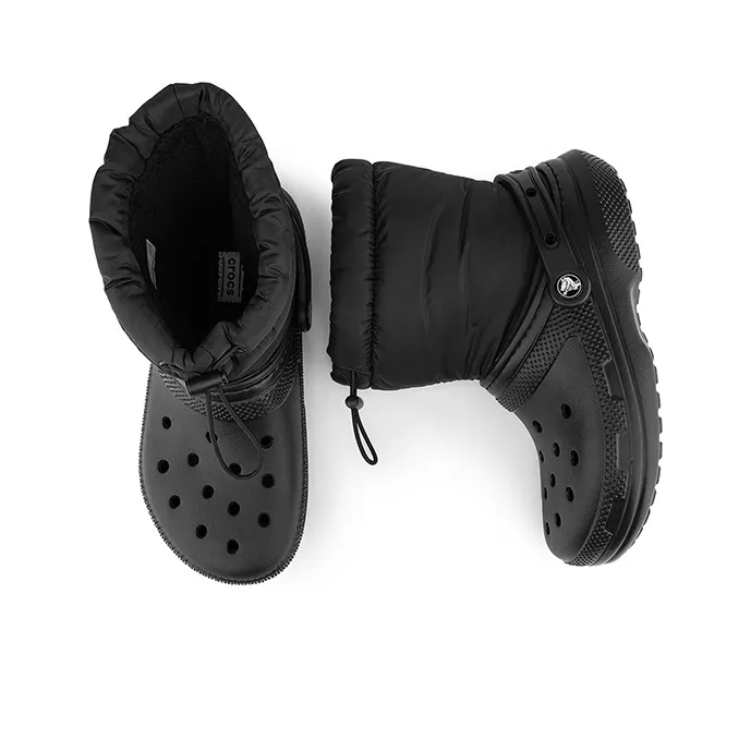 Crocs Classic Lined Neo Puff Boots 'Black'-6