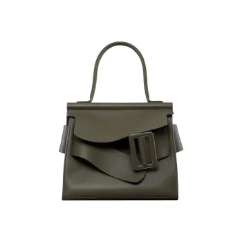 BOYY Karl Cow Leather One Shoulder Handbags Women's Brown Green