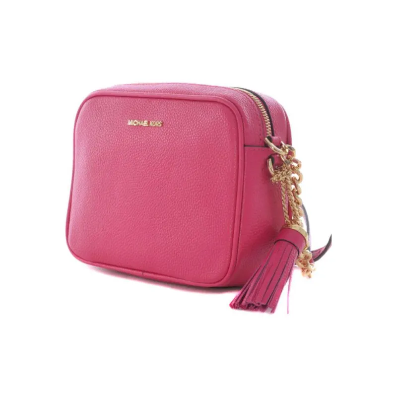 MICHAEL KORS Calfskin Crossbody Bag Shoulder Bag Women's Fuchsia-1