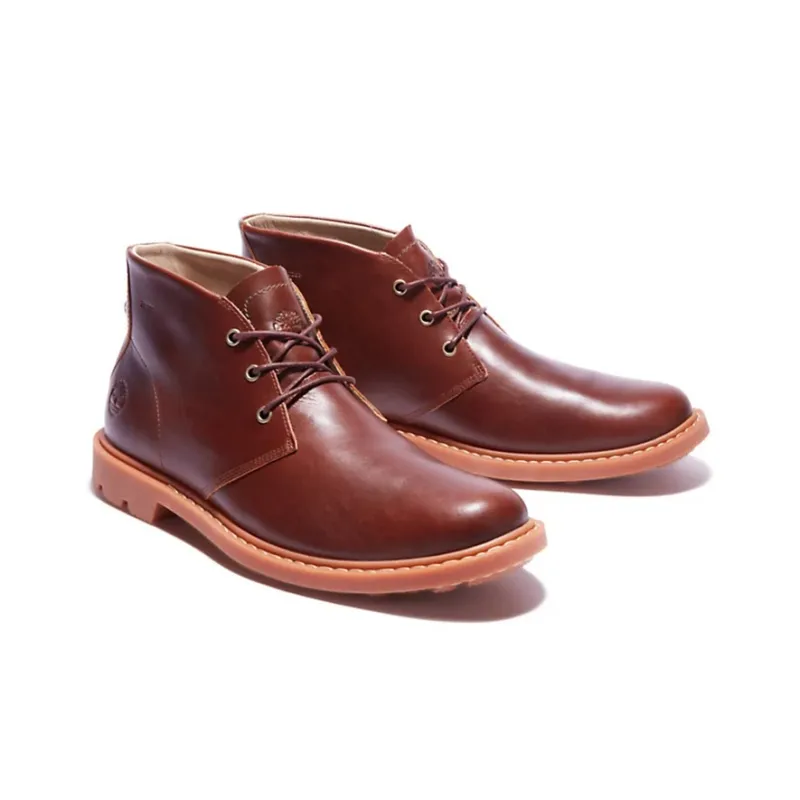 Timberland Belanger Ankle Boots Men Red Brown-3
