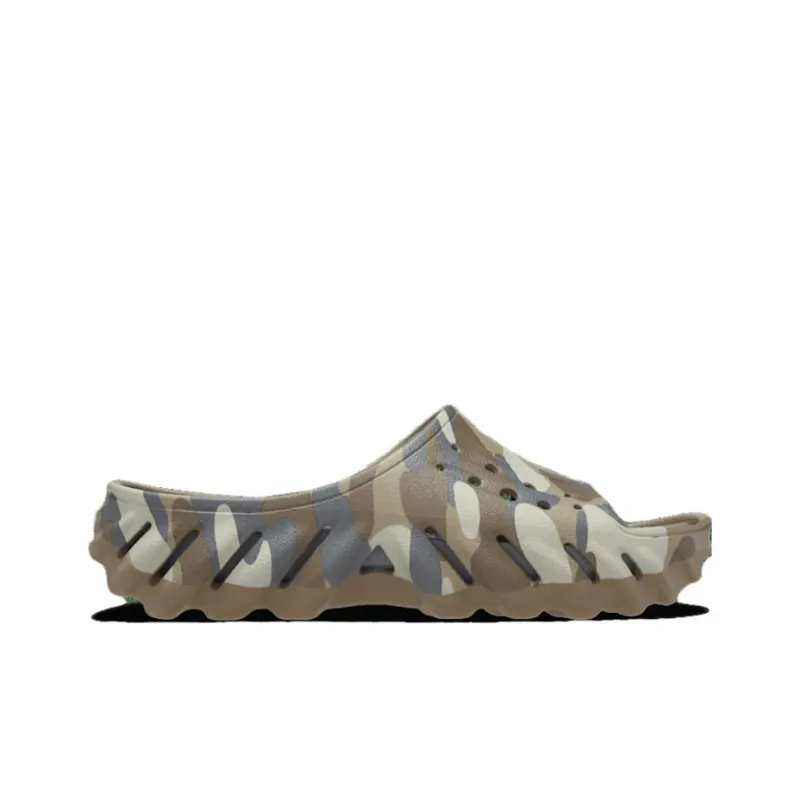 Crocs Echo Camo Redux Slides 'Charcoal'-1