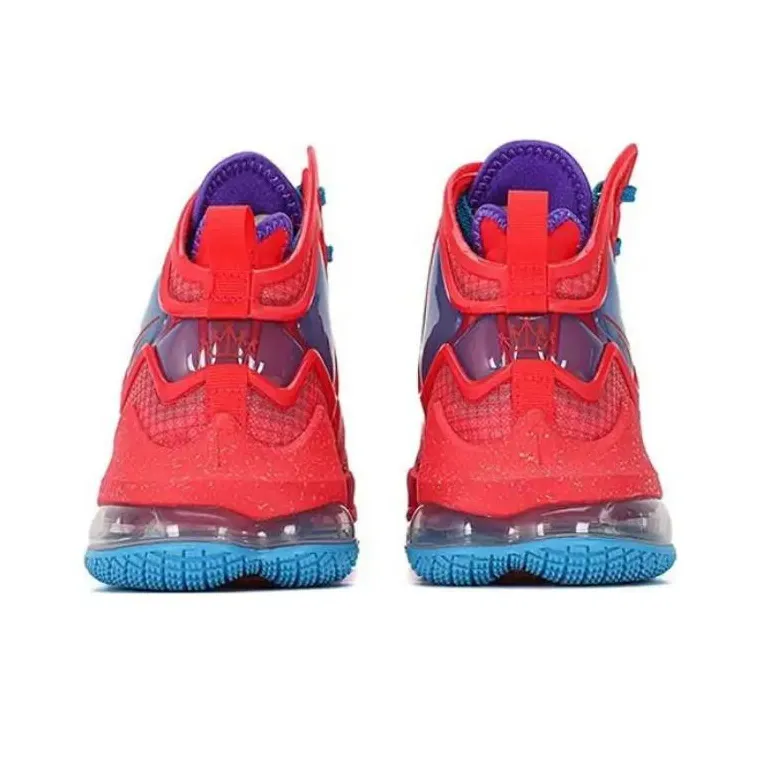 Nike Lebron 19 Cushioned Slip Resistant Mid Top Basketball Shoes Men's Pink-3