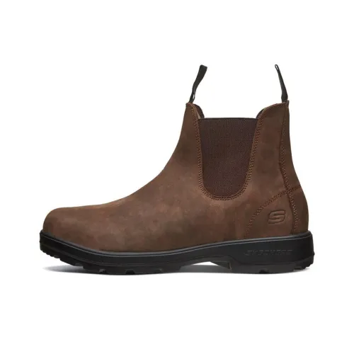 Skechers Relaxed Fit Chelsea Boots Men Brown