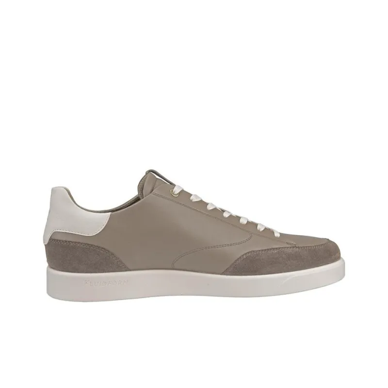 Ecco Low Top Skateboard Shoes Men's Taupe-1