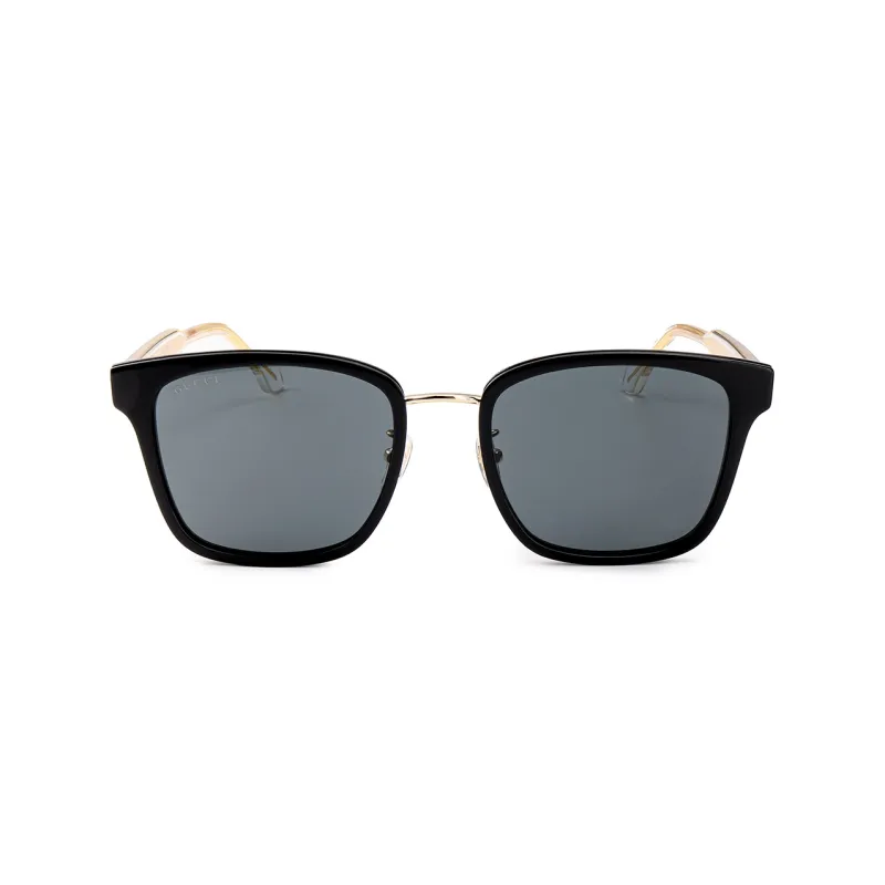 GUCCI Unisex Sunglasses With Gold And Crystal Frame-1