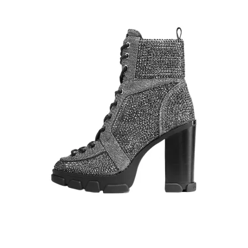 MICHAEL KORS Ankle Boots Women's Silver Gray