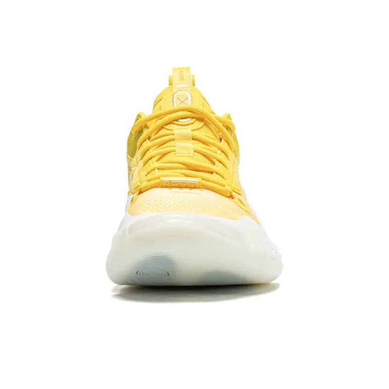 LiNing WOW 10 Low The City Of Angels Cushioning Anti Slip And Wear Resistant Low Top Basketball Shoes Men's Yellow-4