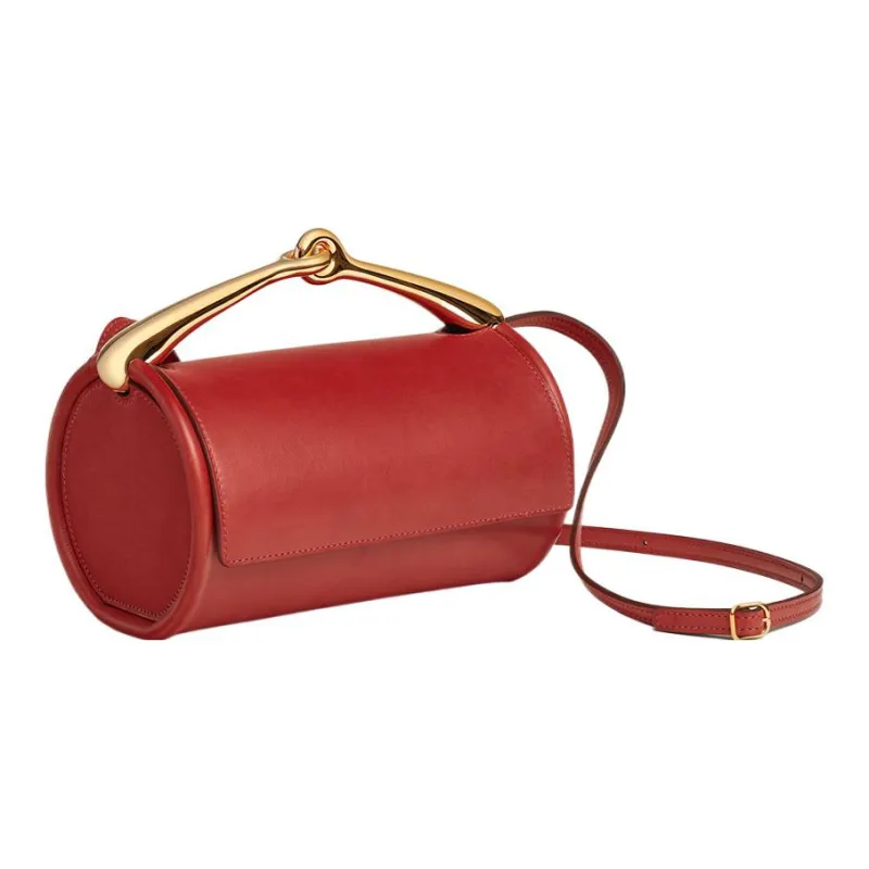 HERMES Maximors Volupto Calfskin Crossbody Bag Shoulder Bag Regular Women's 2V Rouge Duchesse Noble Red-1