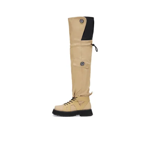 Lost In Echo Knee-high Boots Women's Khaki