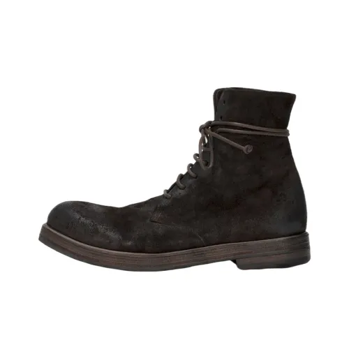 Marsèll Zucca Zeppa Ankle Boots Men Dark Brown