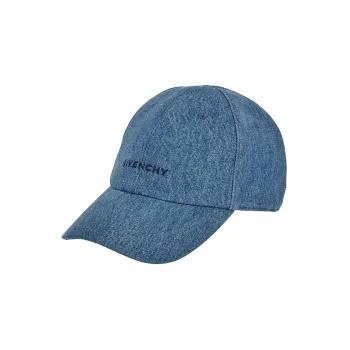 GIVENCHY Cotton Baseball Caps Women's Blue