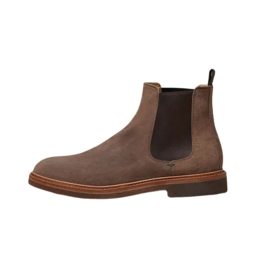 Brunello Cucinelli Chelsea Boots Men Brown