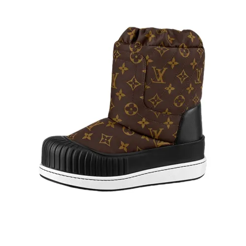 LOUIS VUITTON Polar Snow Boots Women's Brown