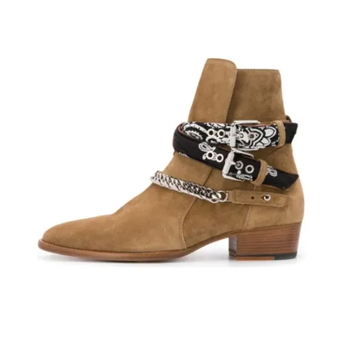 AMIRI Bandana Buckle Boot 'Tan'