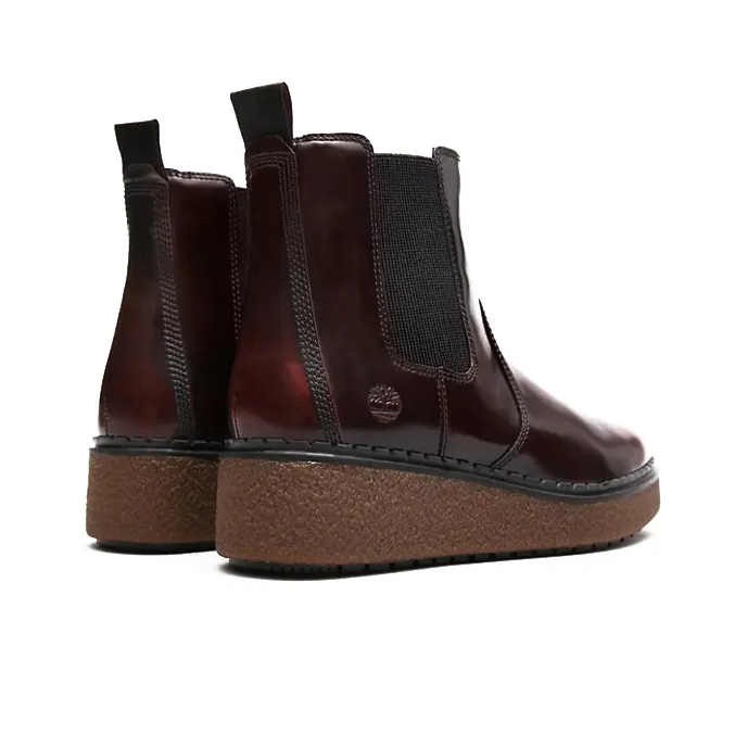Timberland BLUEBELL LANE Crew Chelsea Boots Women's Burgundy-3