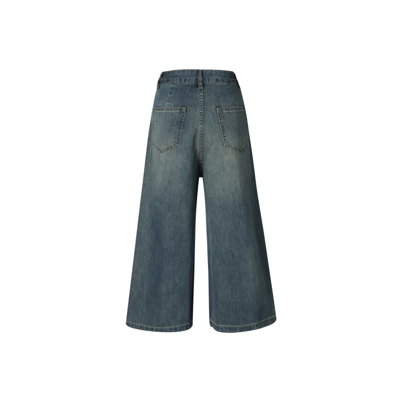 BEAUTIFUL CONFESSION Jeans Women's Vintage Dark Blue-1