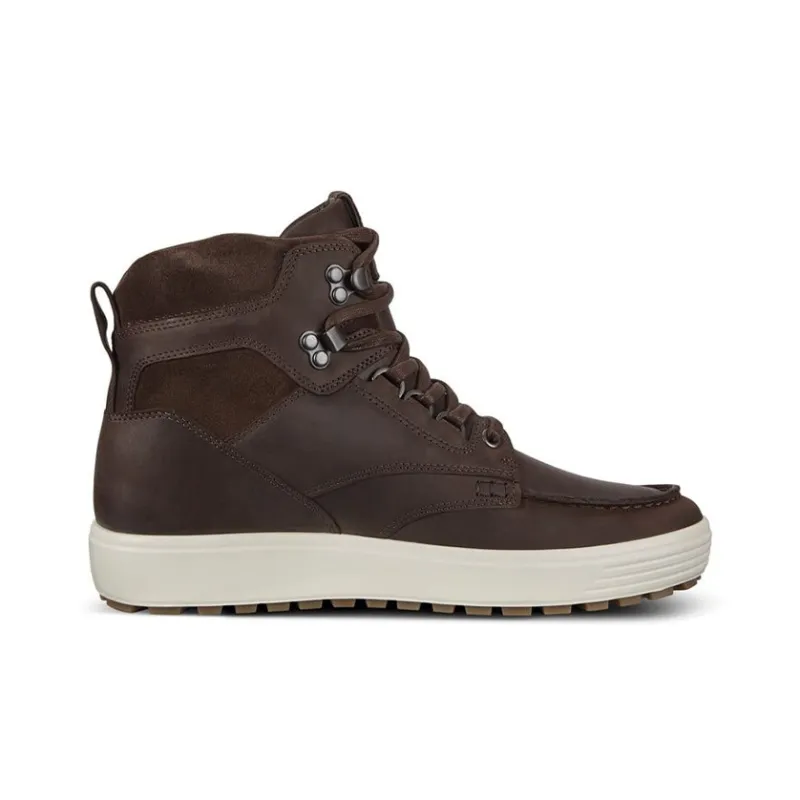 Ecco Soft 7 Skateboard Shoes Men Coffee-1
