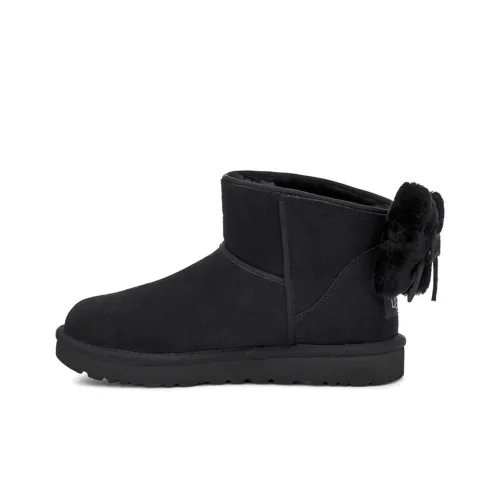 UGG CLASSIC MINI Snow Boots Women's Low-Top Black