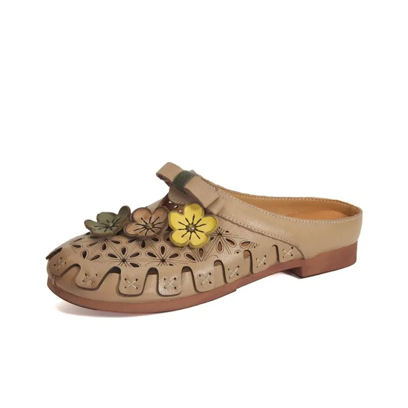 LESELE Closed Toe Slippers 1.5cm Women's-3