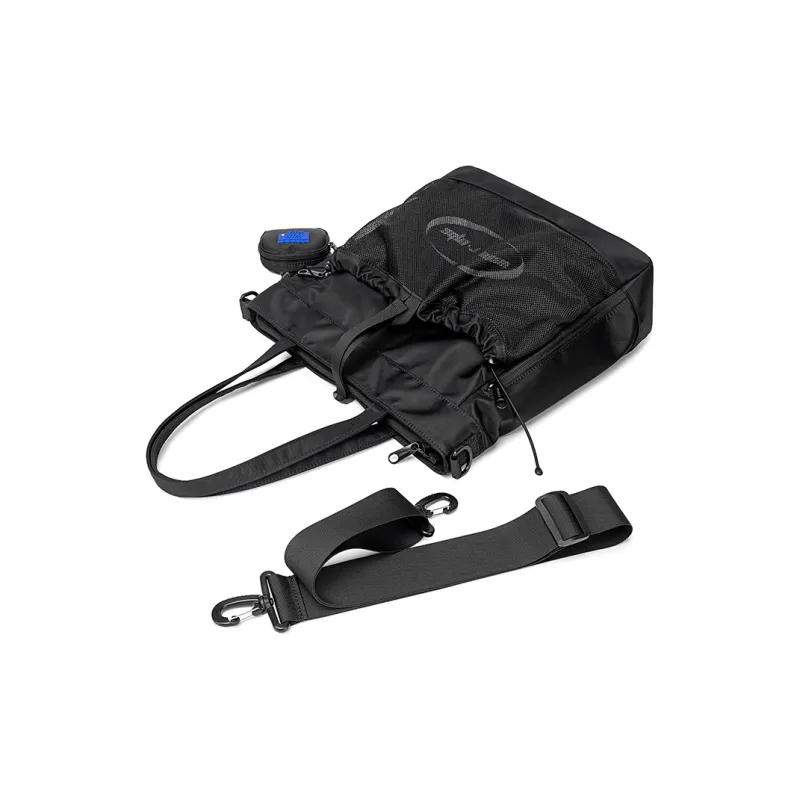 WINNER Nylon Messenger Bag Shoulder Bag Crossbody Bag Medium Size Unisex Black-5