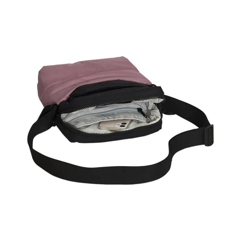 THE NORTH FACE Nuptse Nylon Shoulder Bag, Crossbody Bag Regular Unisex Purple/Black-2