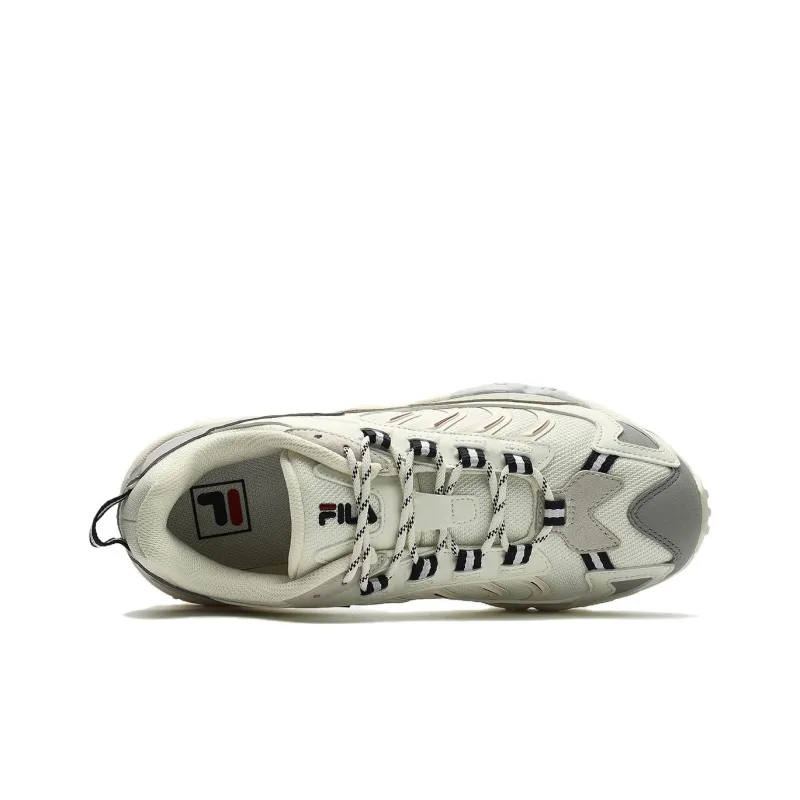FILA Ravagement 1 Abrasion Resistant Low Top Casual Shoes Men's Ecru-3