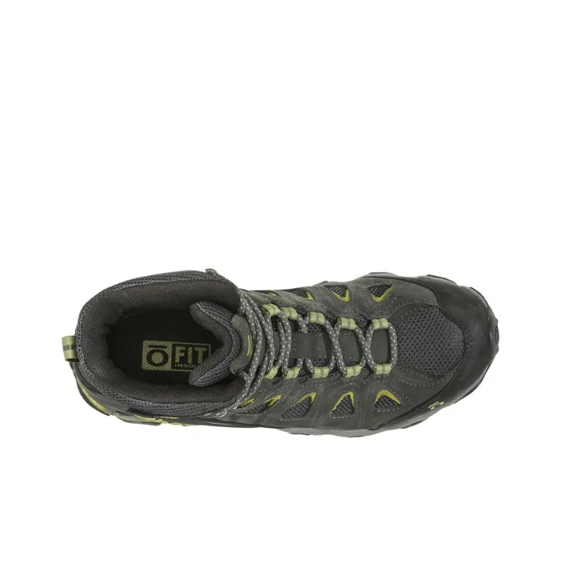 Oboz Footwear Sawtooth II Wear-Resistant Mid-Top Outdoor Shoes Men's Gray-3