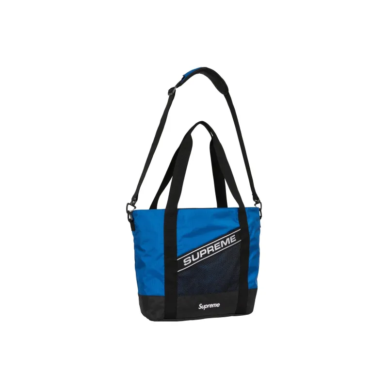 Supreme Waterproof Nylon Tote Bag, Shopping Bag, Handbag Regular Unisex Blue-6