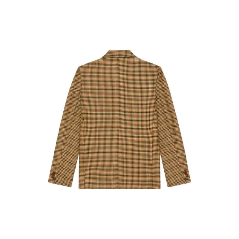 KENZO Checked Single breasted Blazer-1