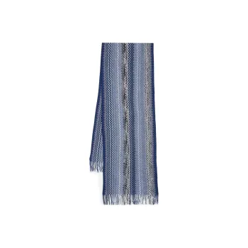 MISSONI Knit Scarves Men's Blue