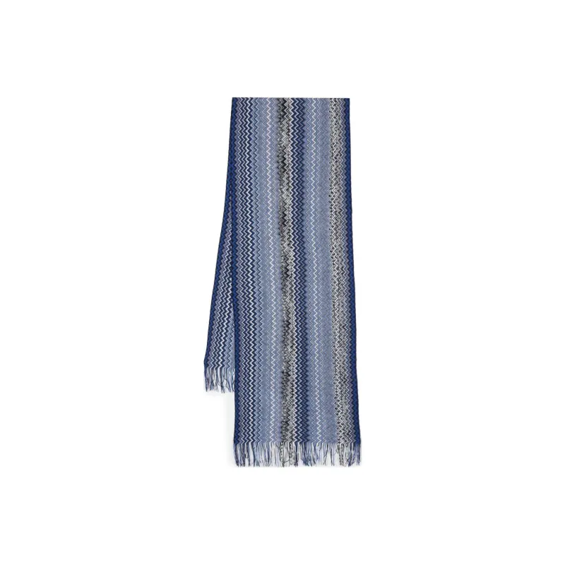 MISSONI Knit Scarves Men's Blue-0