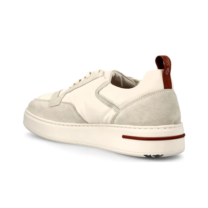 Loro Piana Newport Low Top Skateboard Shoes Men's White-4