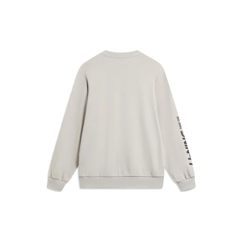 LiNing Sports Fashion Collection Sweatshirt Unisex Willow Gray-1